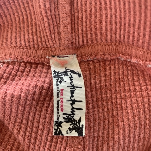 Free People Intimately Waffle Knit Lounge Pants/Small - Picture 7 of 10